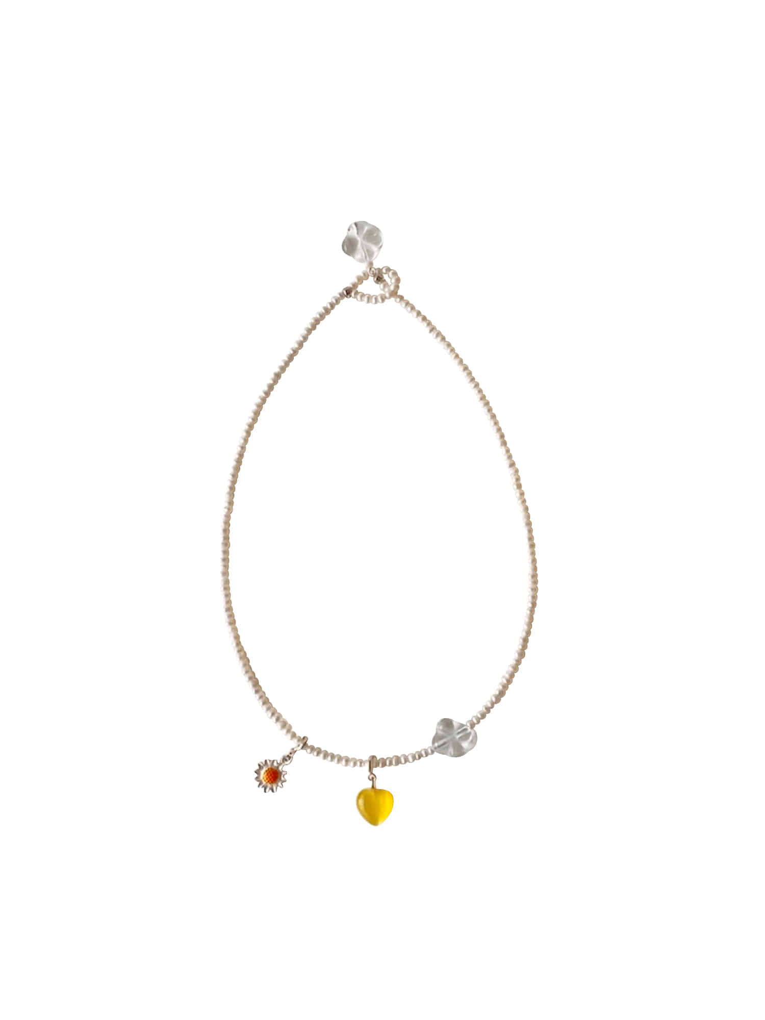 Sunflower Heart Necklace