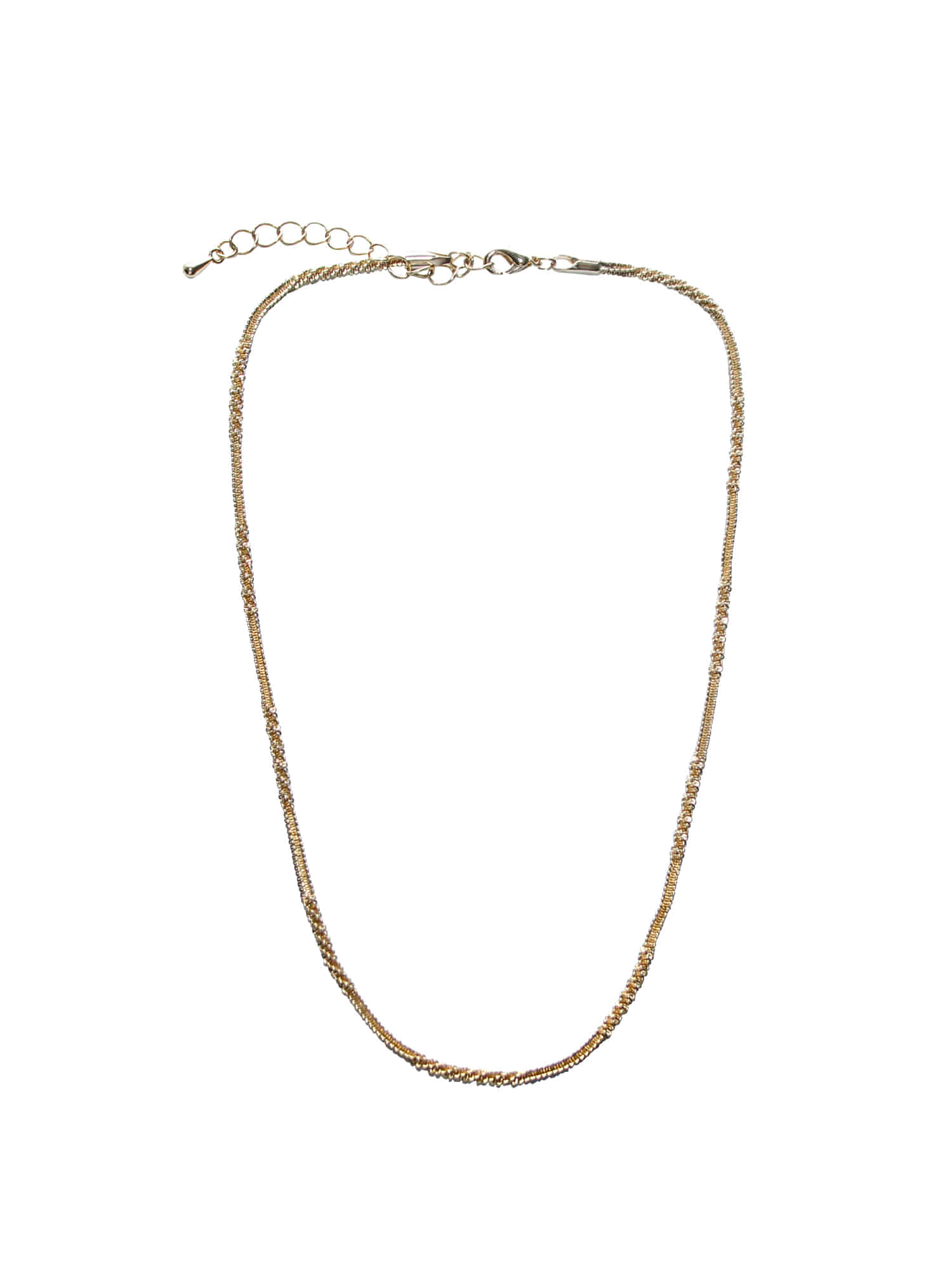 Shirring Gold Necklace