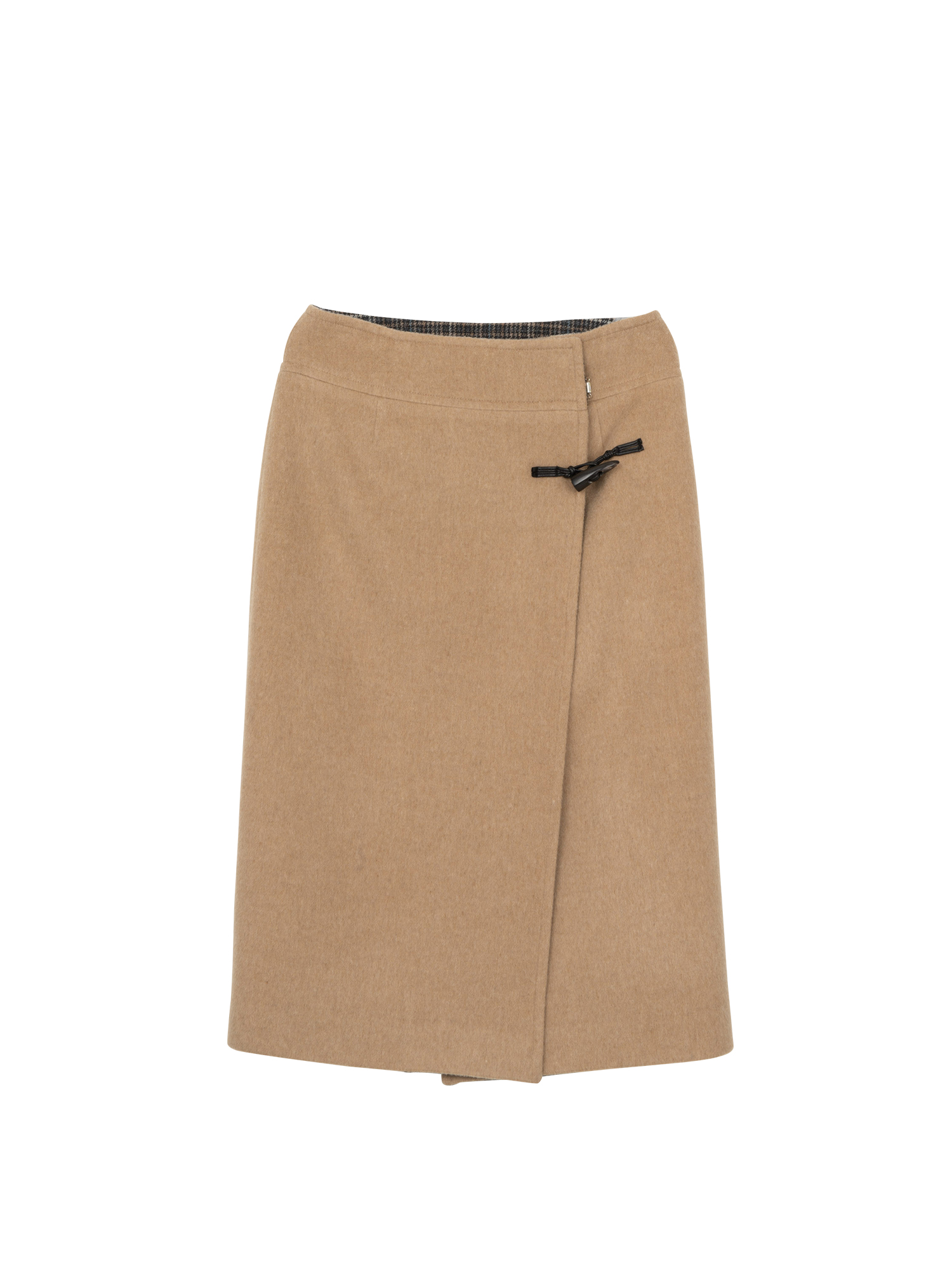 Duffle Wrap Skirt - Camel Beige