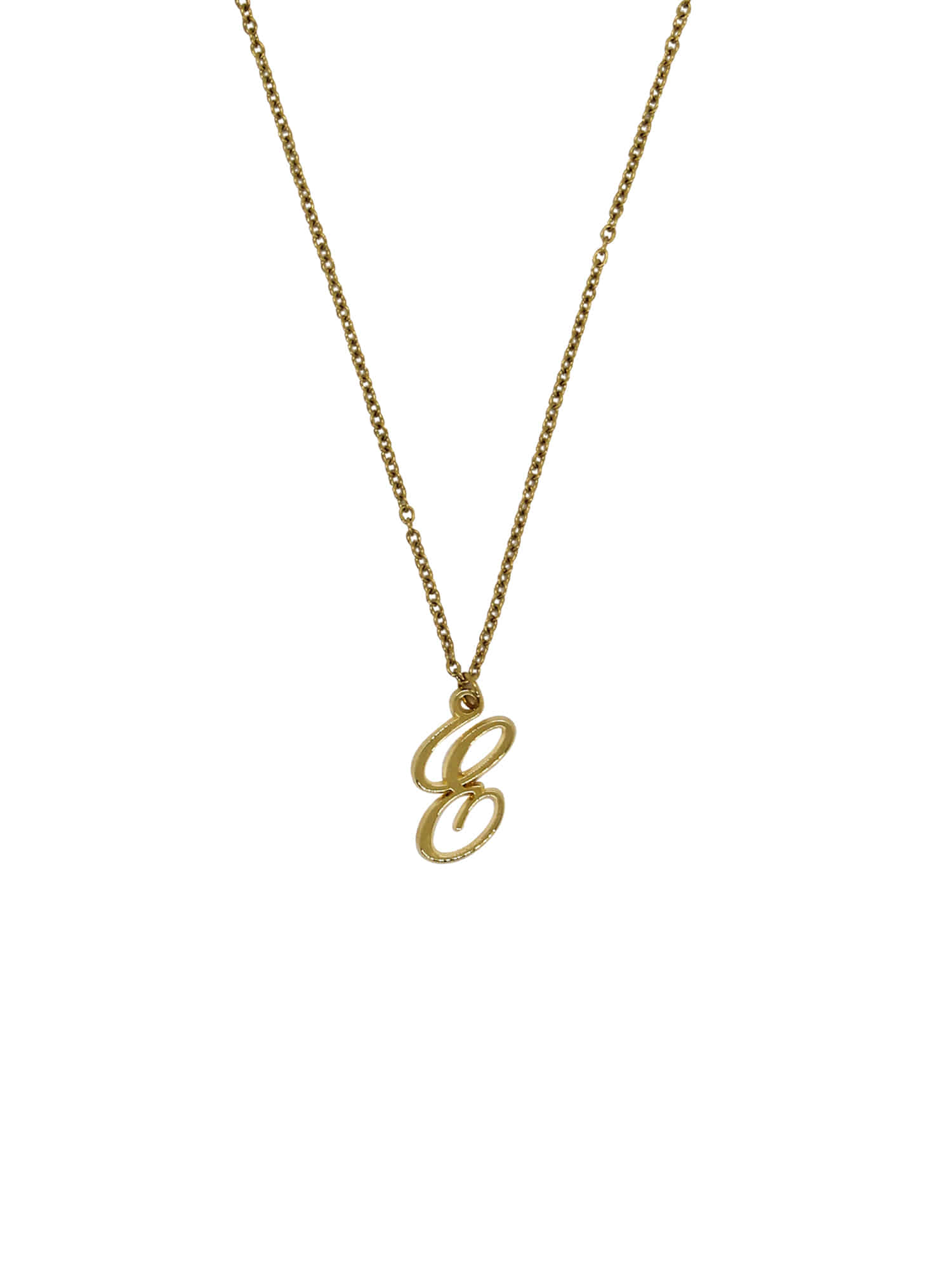 Logo Initial Gold Necklace