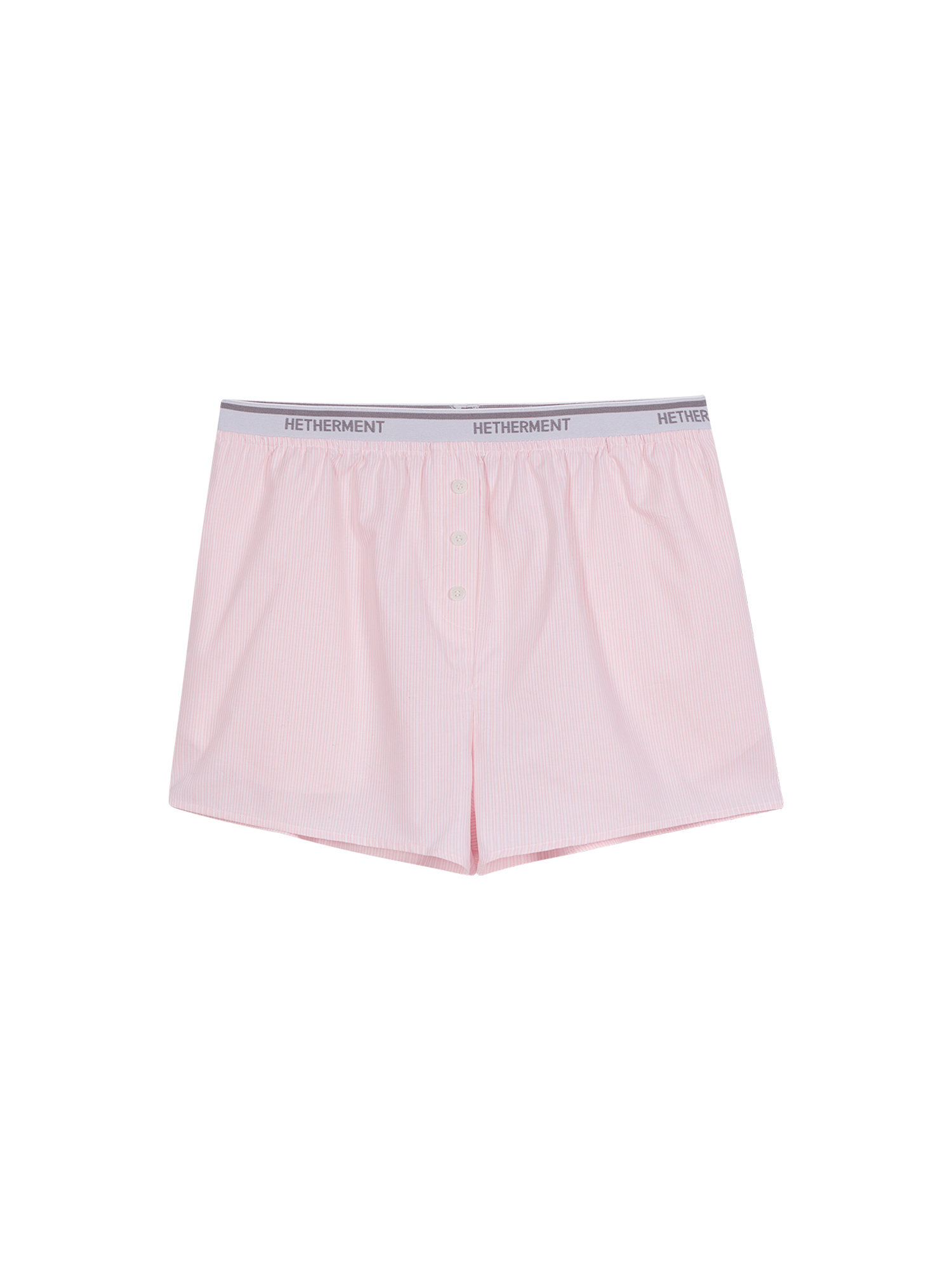 Bedtime Bending Shorts - Pink Stripe