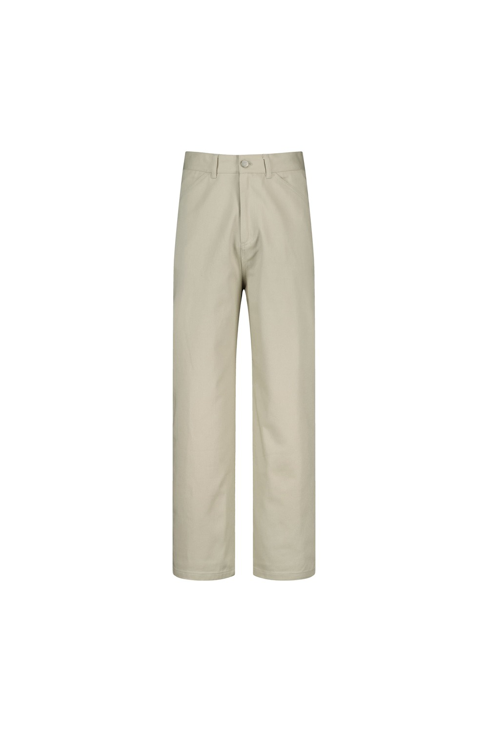 Cotton Trousers - Ivory/Navy