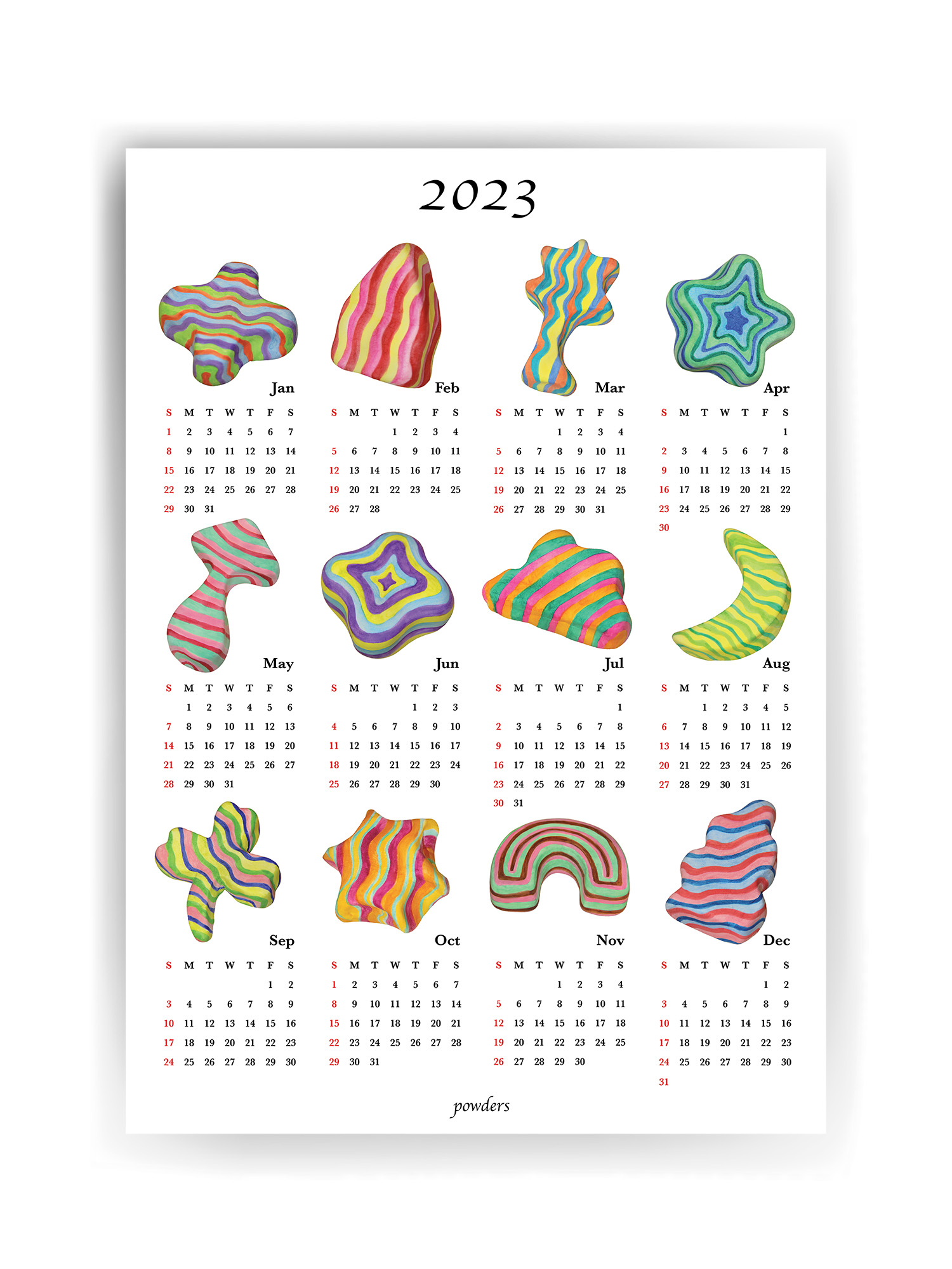 2023 Calender Poster - Lucky Charms