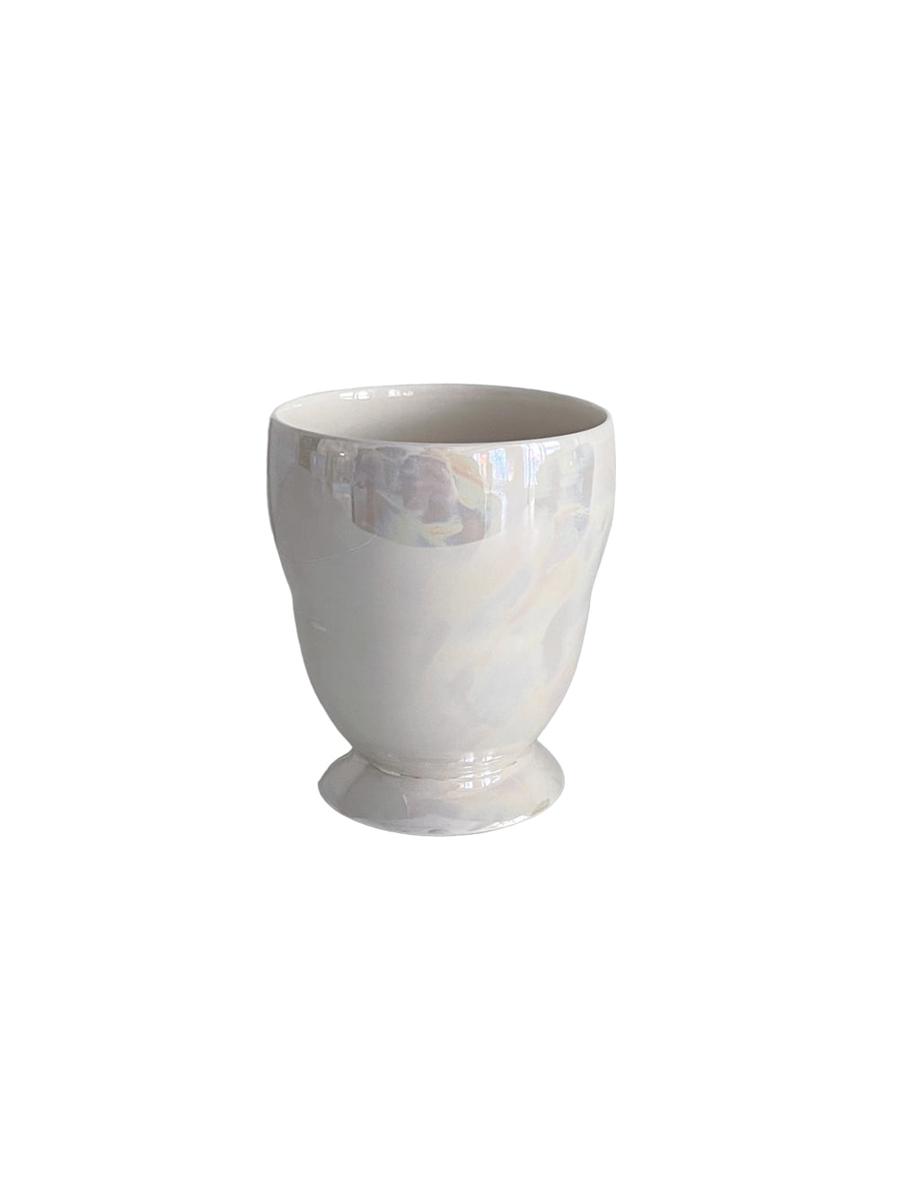 Acorn Shape Cup - Pearl White