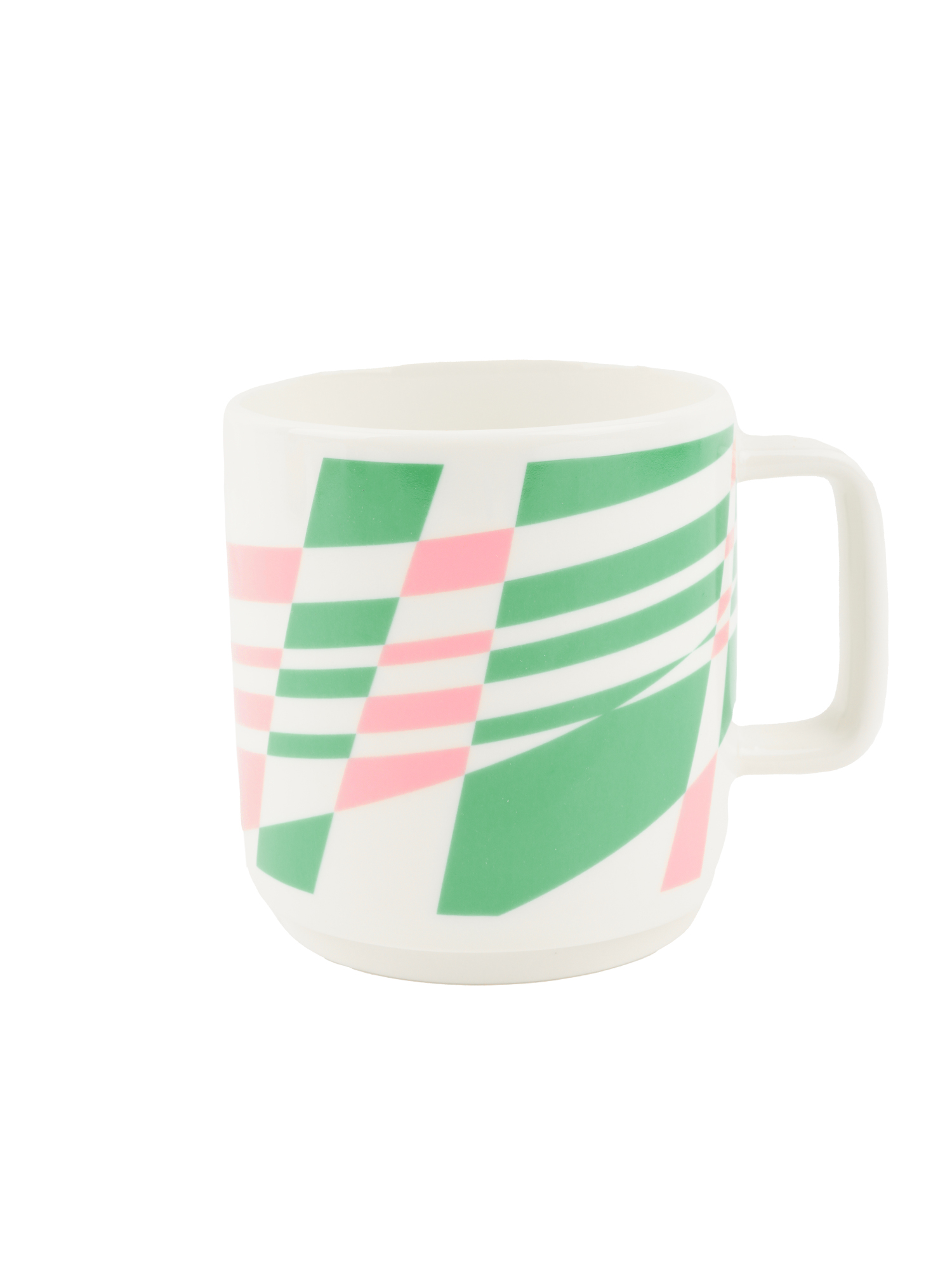 FELT Mug - Green &amp; Pink