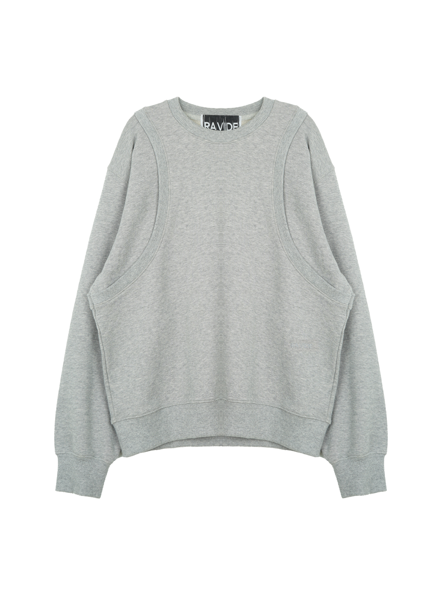 Layered Sweatshirt - Grey