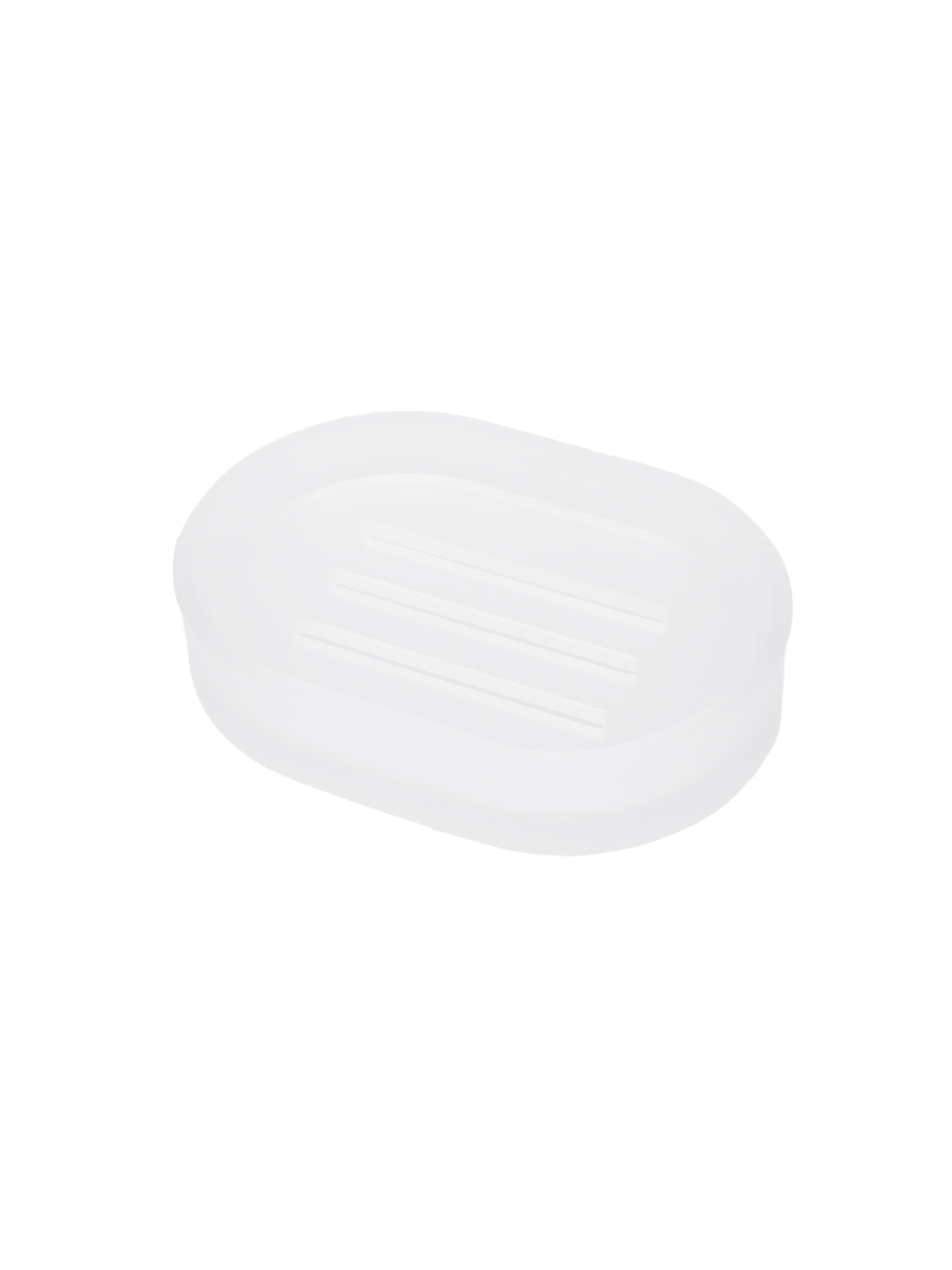 Let’s Binu Soap Dish Clear White