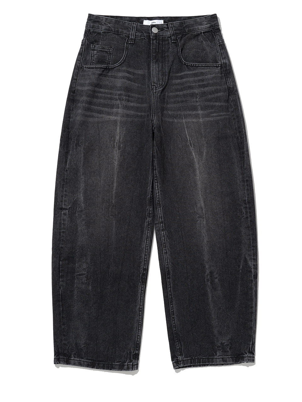 Reflect Curved Pants - Washed Black