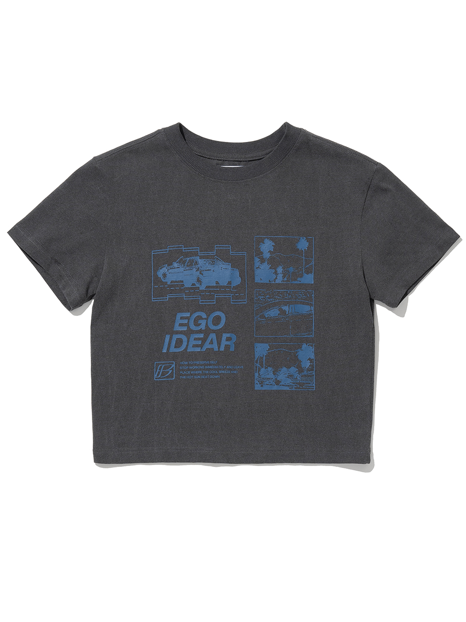 Ego Idear T-Shirt - Cement Gray