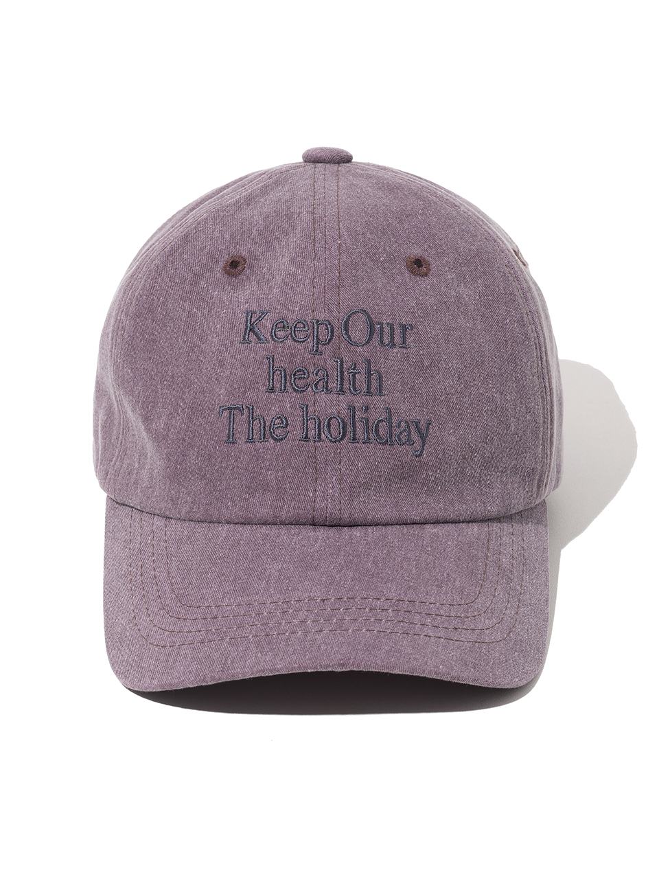 Holiday Signature Ball Cap - Stone Purple