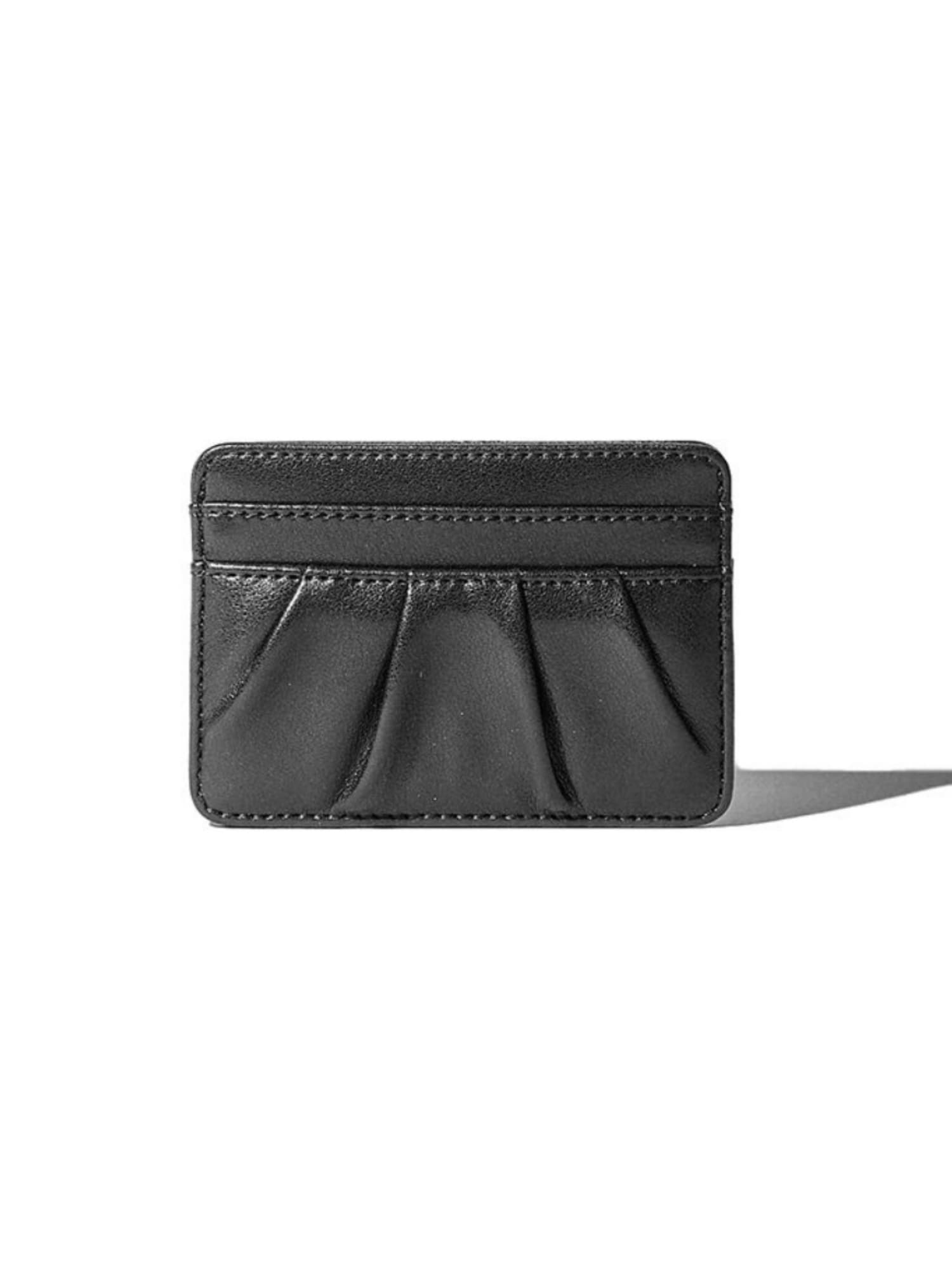 DOUGH Flat Card Holder Wallets - Black