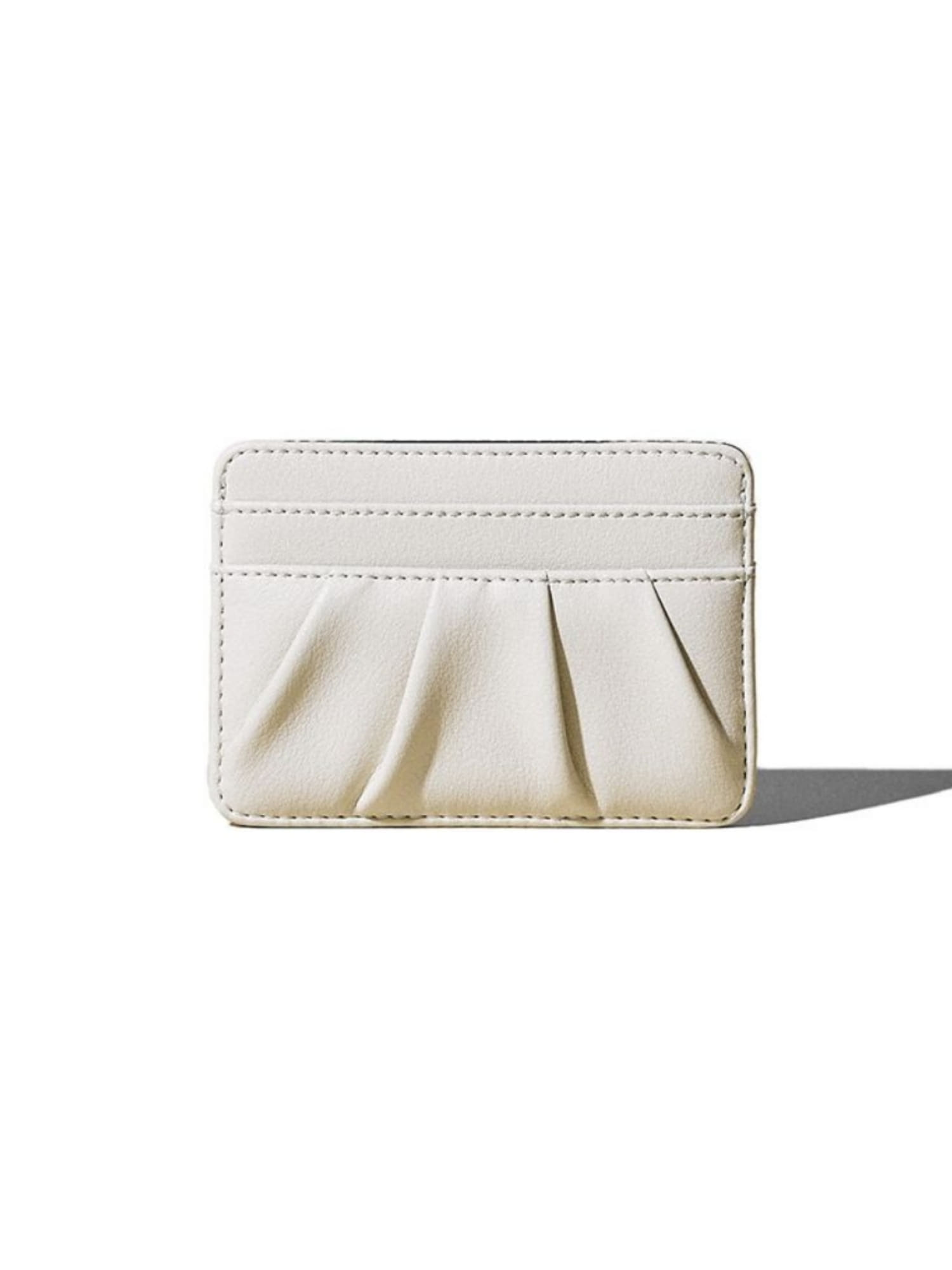 DOUGH Flat Card Holder Wallets - Cream White