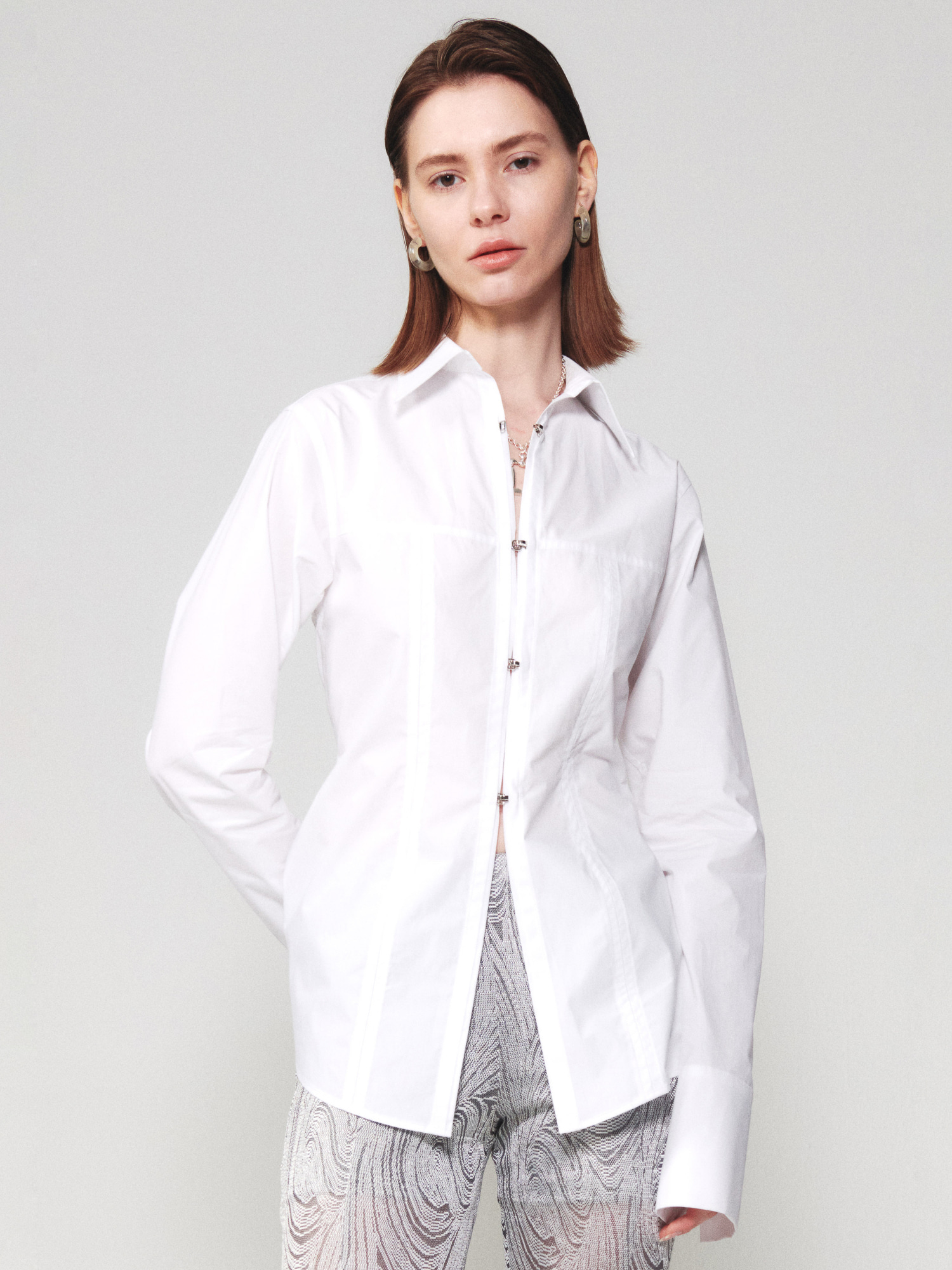 Keska Long Sleeve Shirts - White