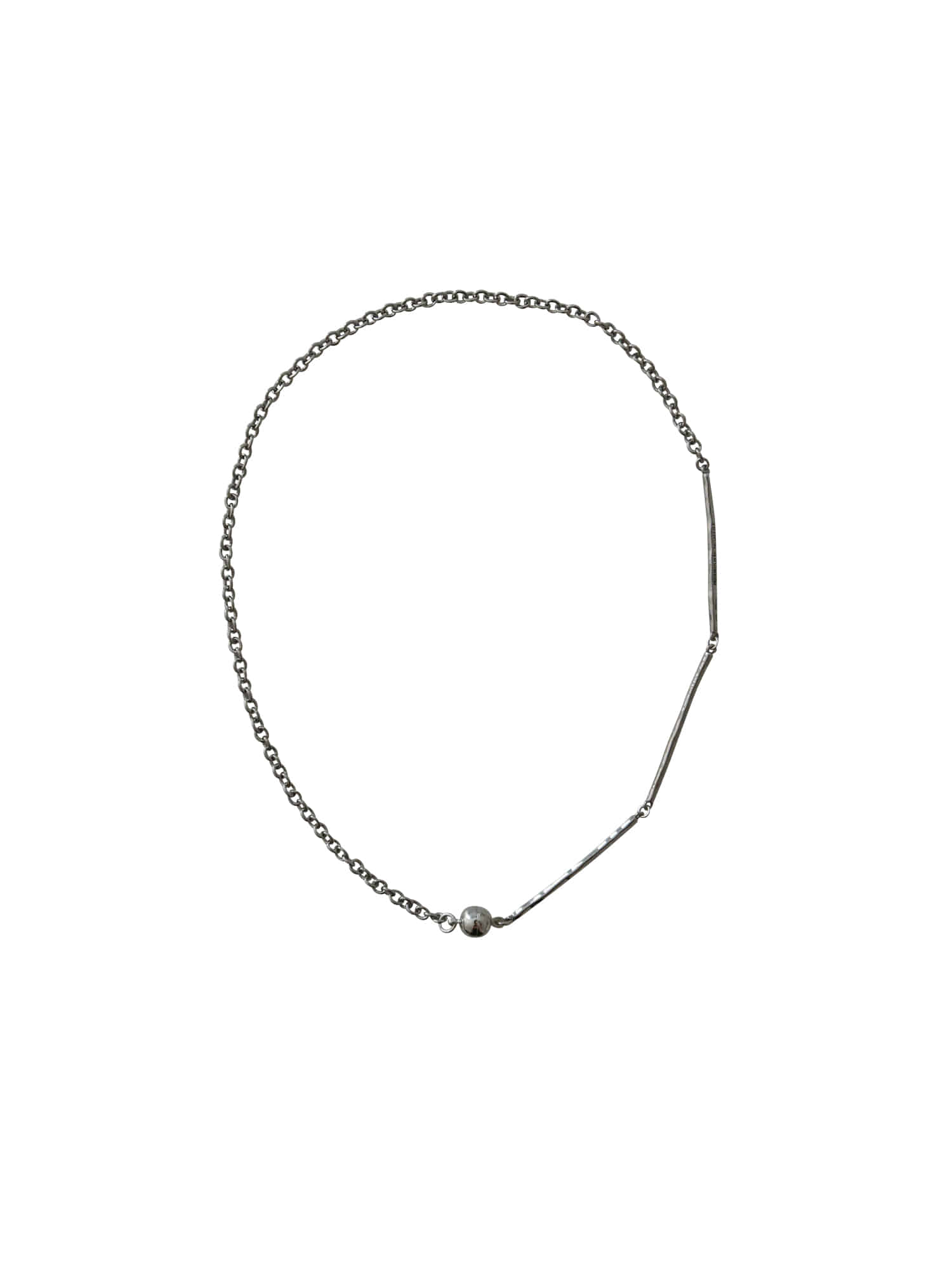 Three Bar Necklace - Silver