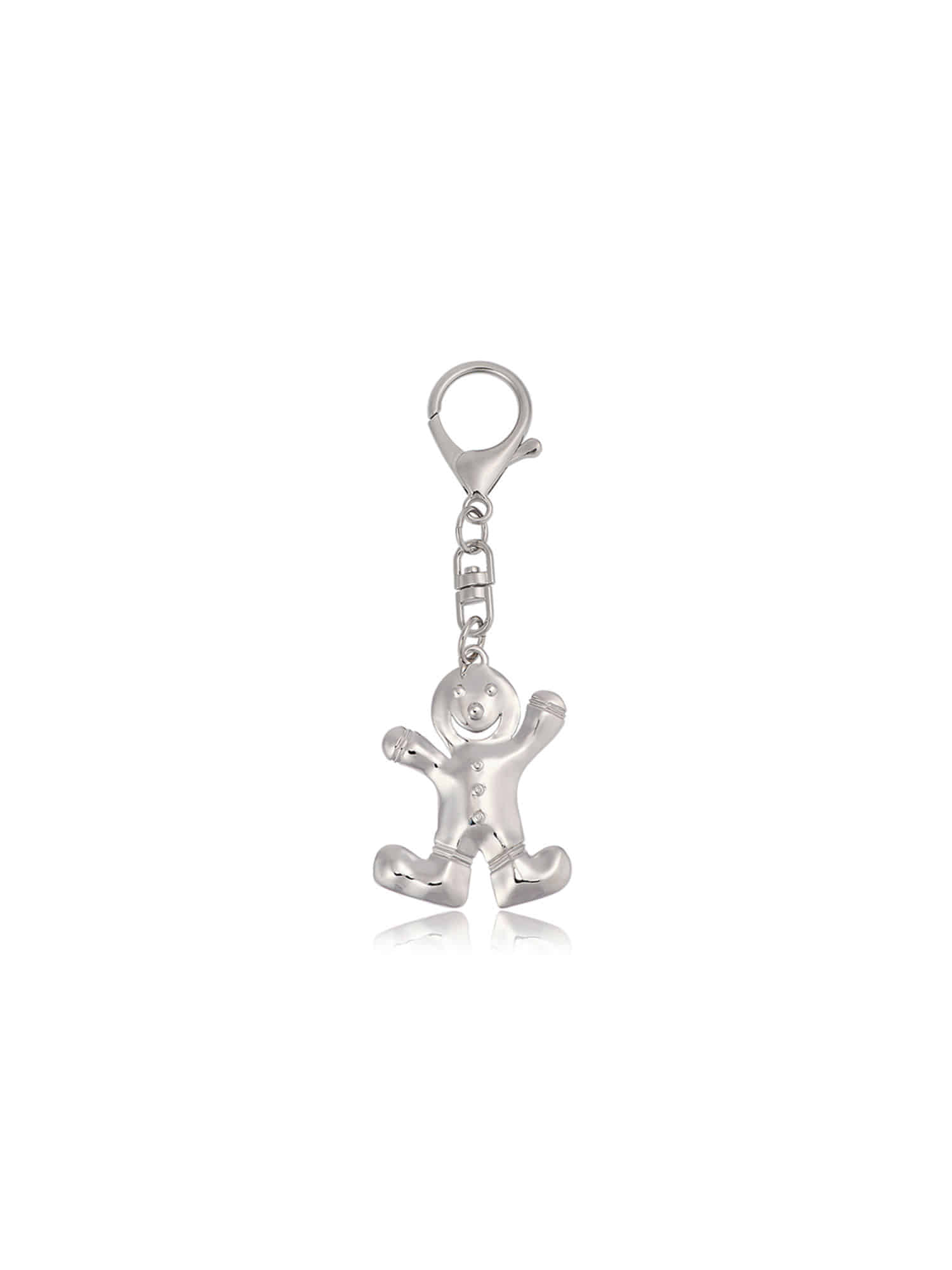 23SS &#039;Color Classic&#039; Cookie Man Key Ring - Silver