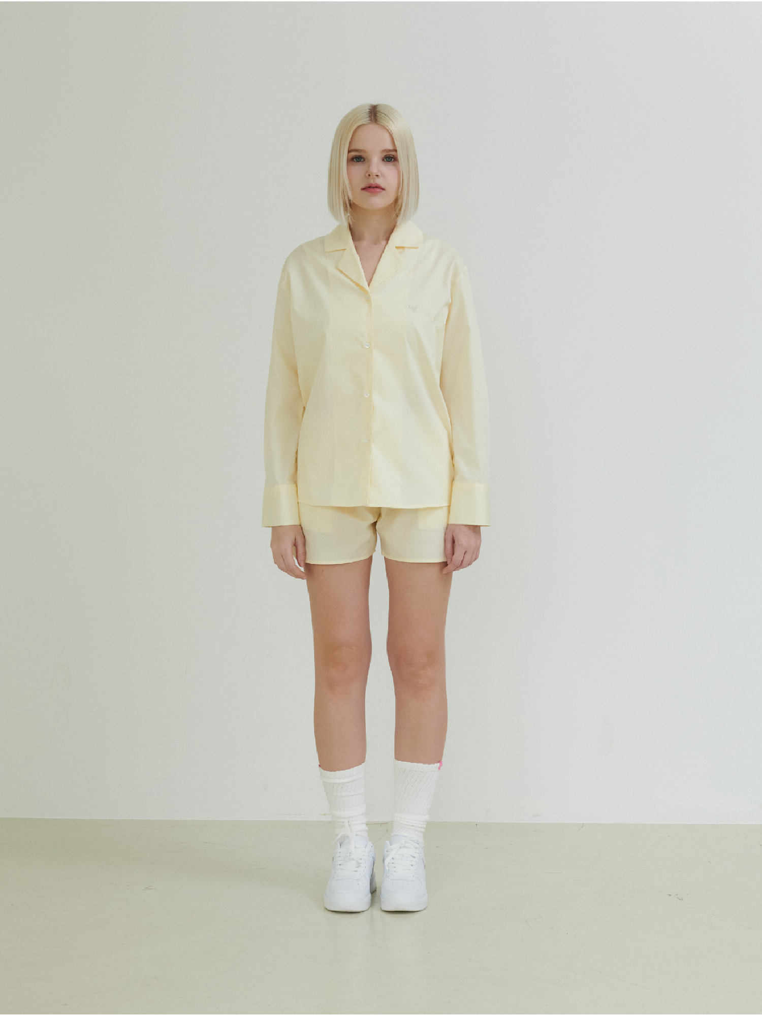 [ 한정 수량 ] Ontheshell Shirt Set Up - Lemon