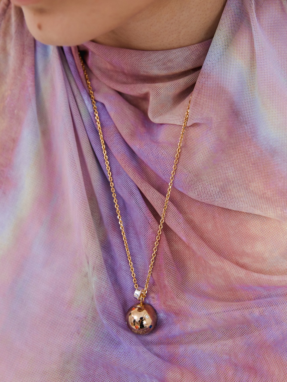 Cosmic Big Necklace - Gold