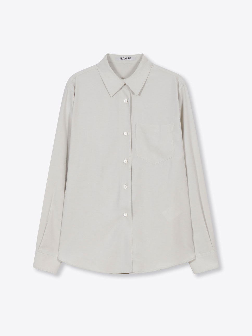 [1차 리오더] Essential Washed Silk Shirt - Greyish White