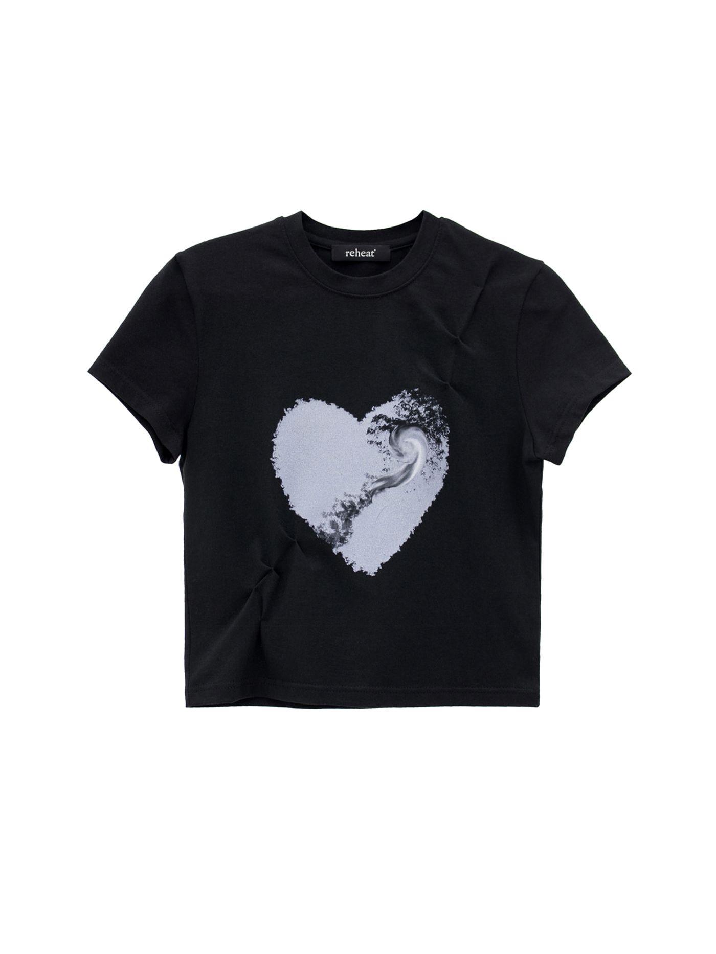Heart Cloud T-Shirt - Black
