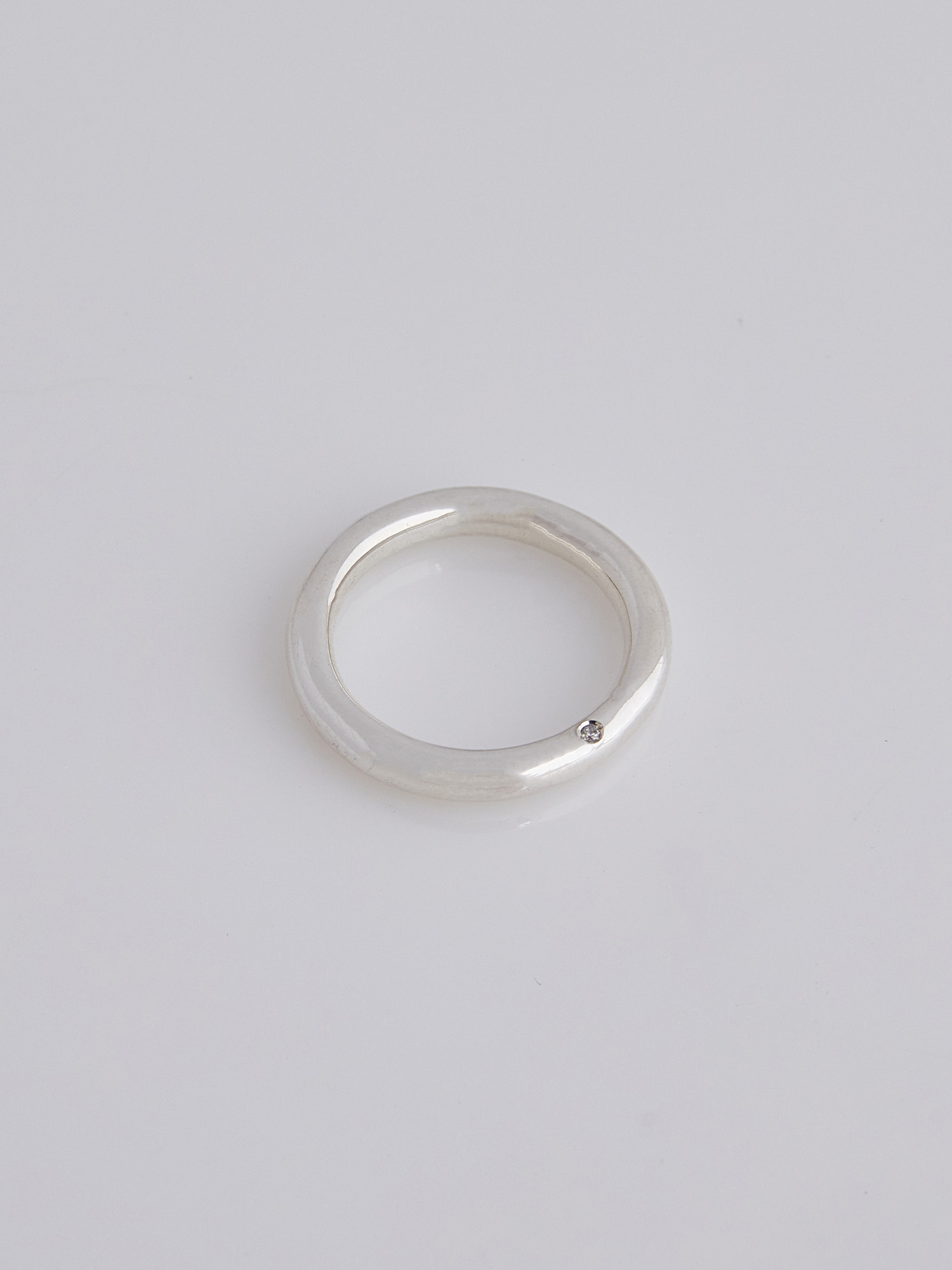 Petite Point Curve Ring