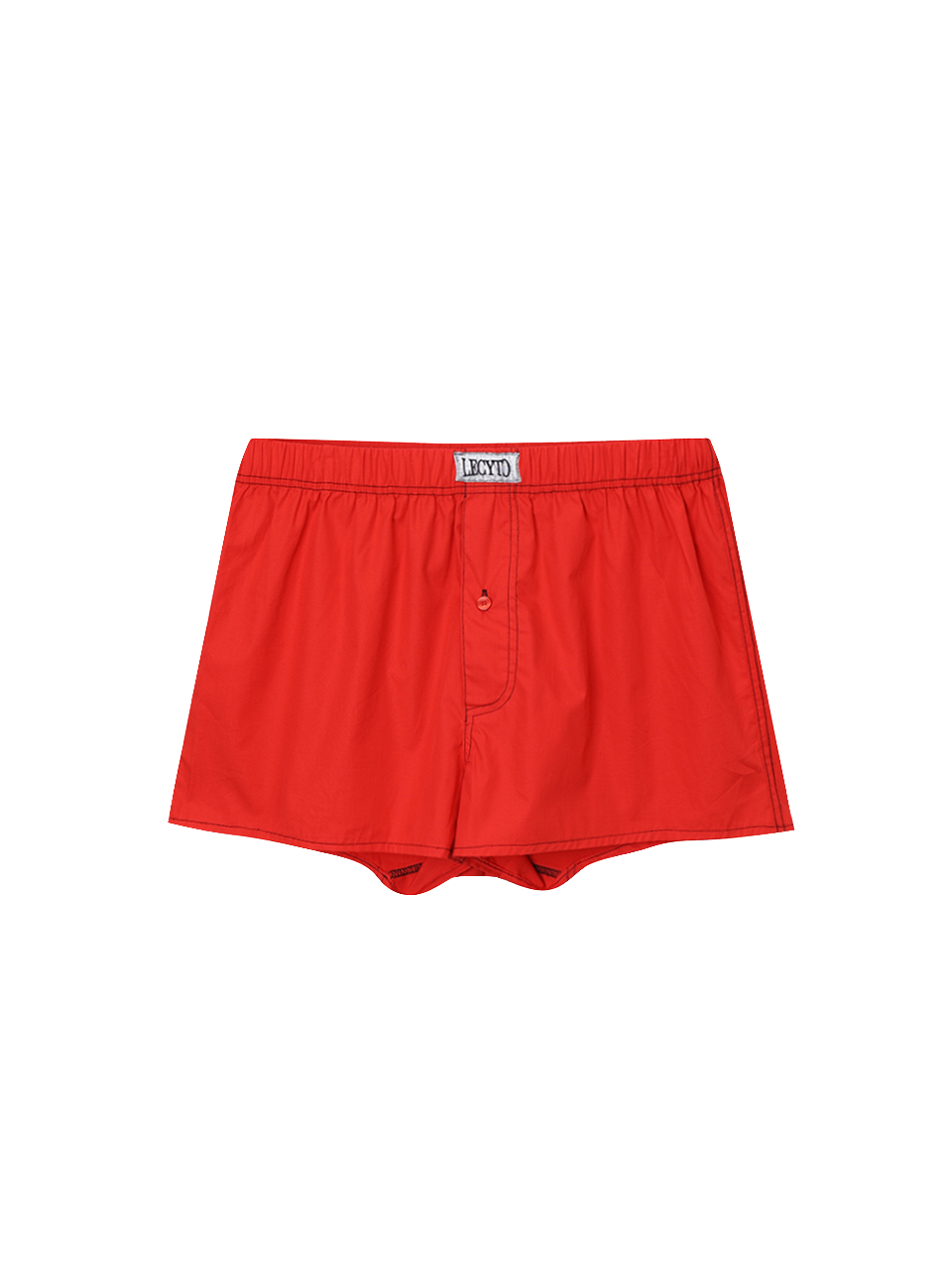 Layered Trunk Pants - Red