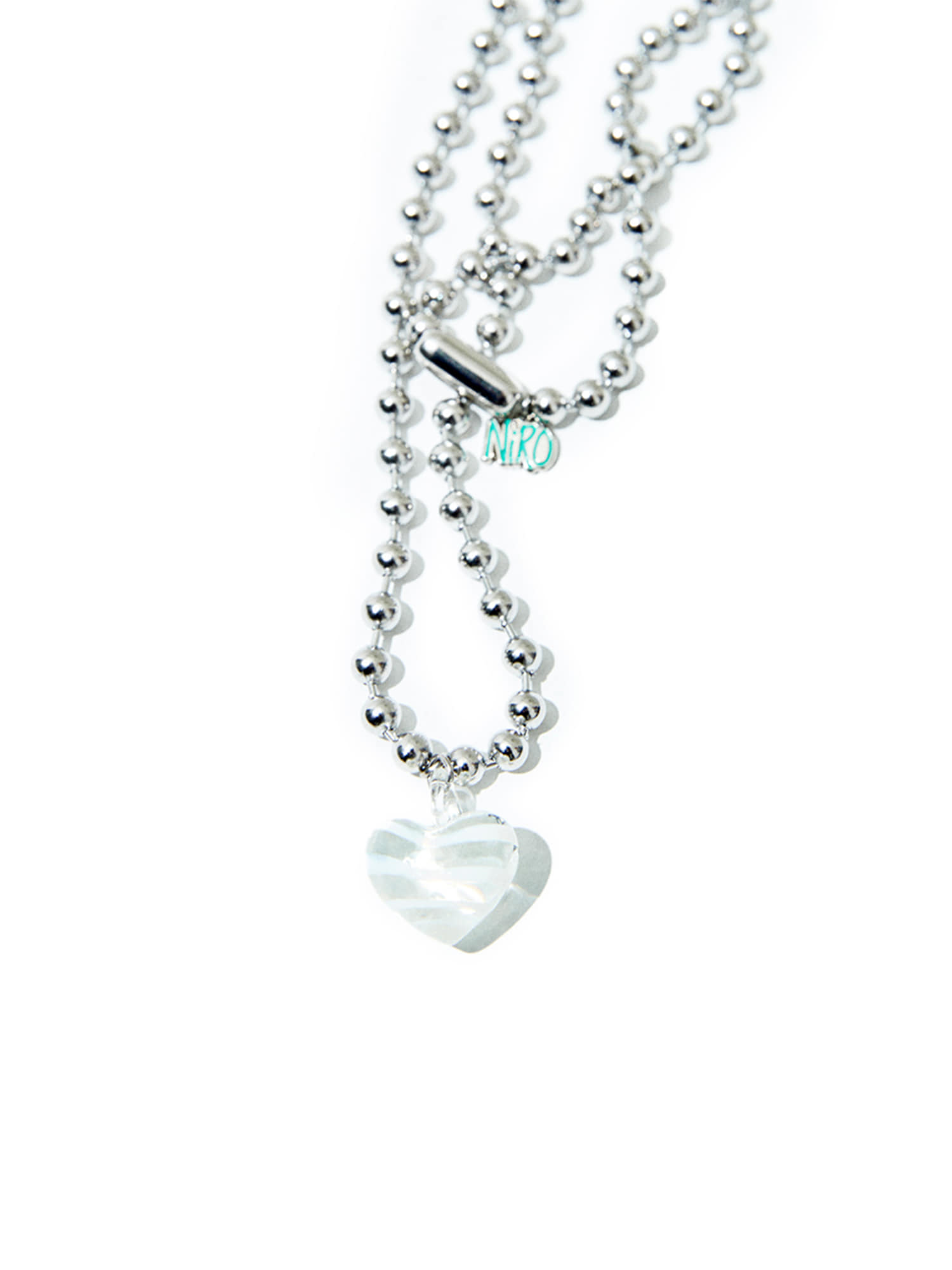 Acrylic Heart Necklace #52