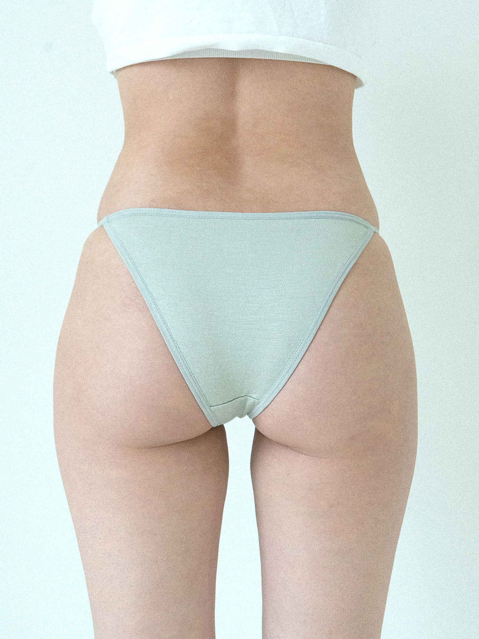 String Bikini Panty - Sage