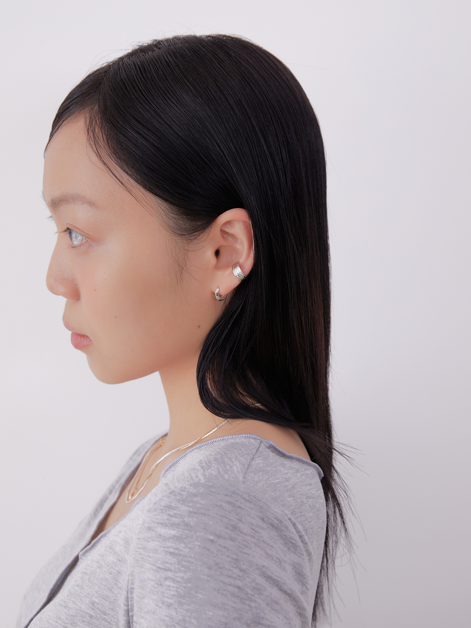 Soft Edged One-Touch Earring
