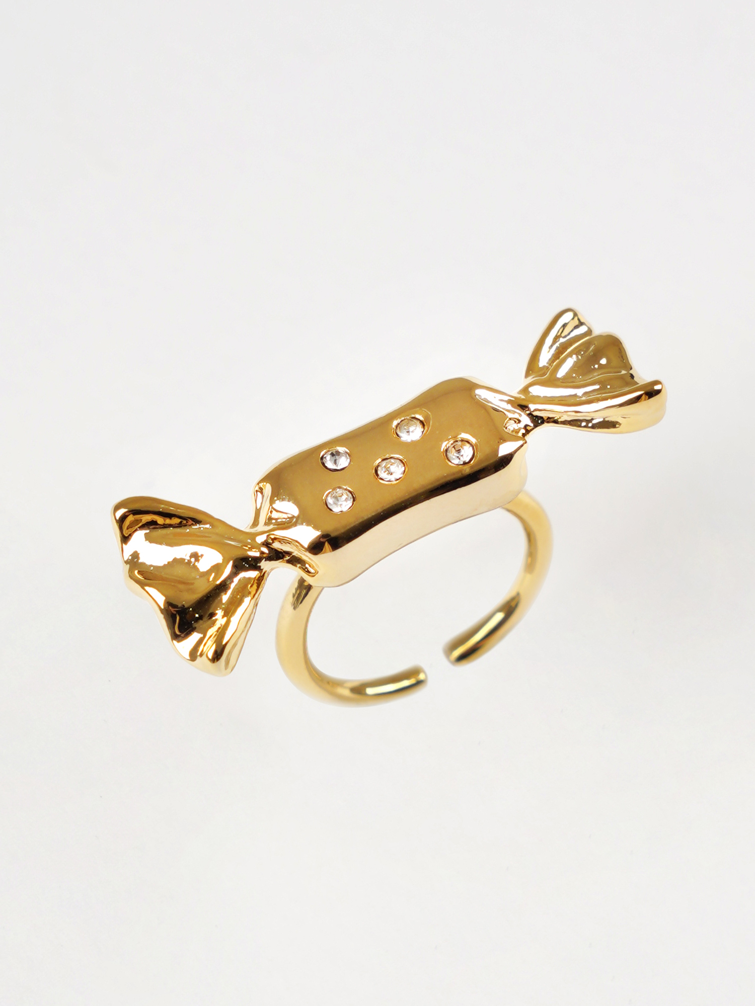 Candy Ring-Gold(Swarovski Cubic)
