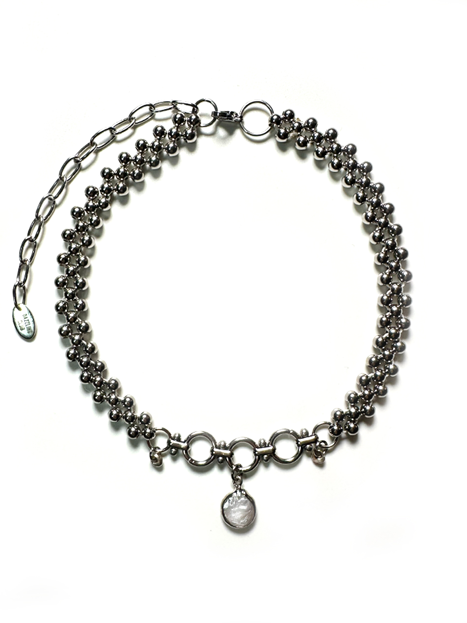Deco Pearl Chain Necklace