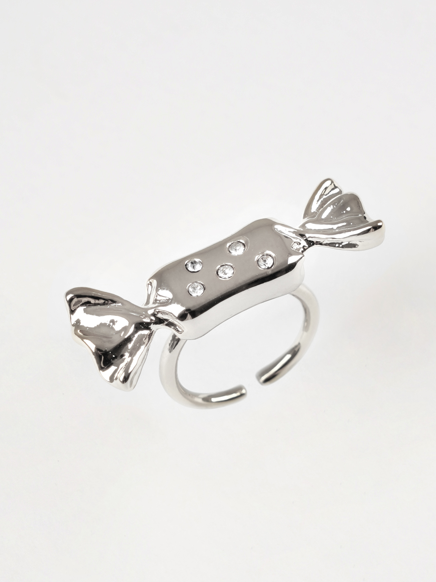 Candy Ring-Silver(Swarovski Cubic)