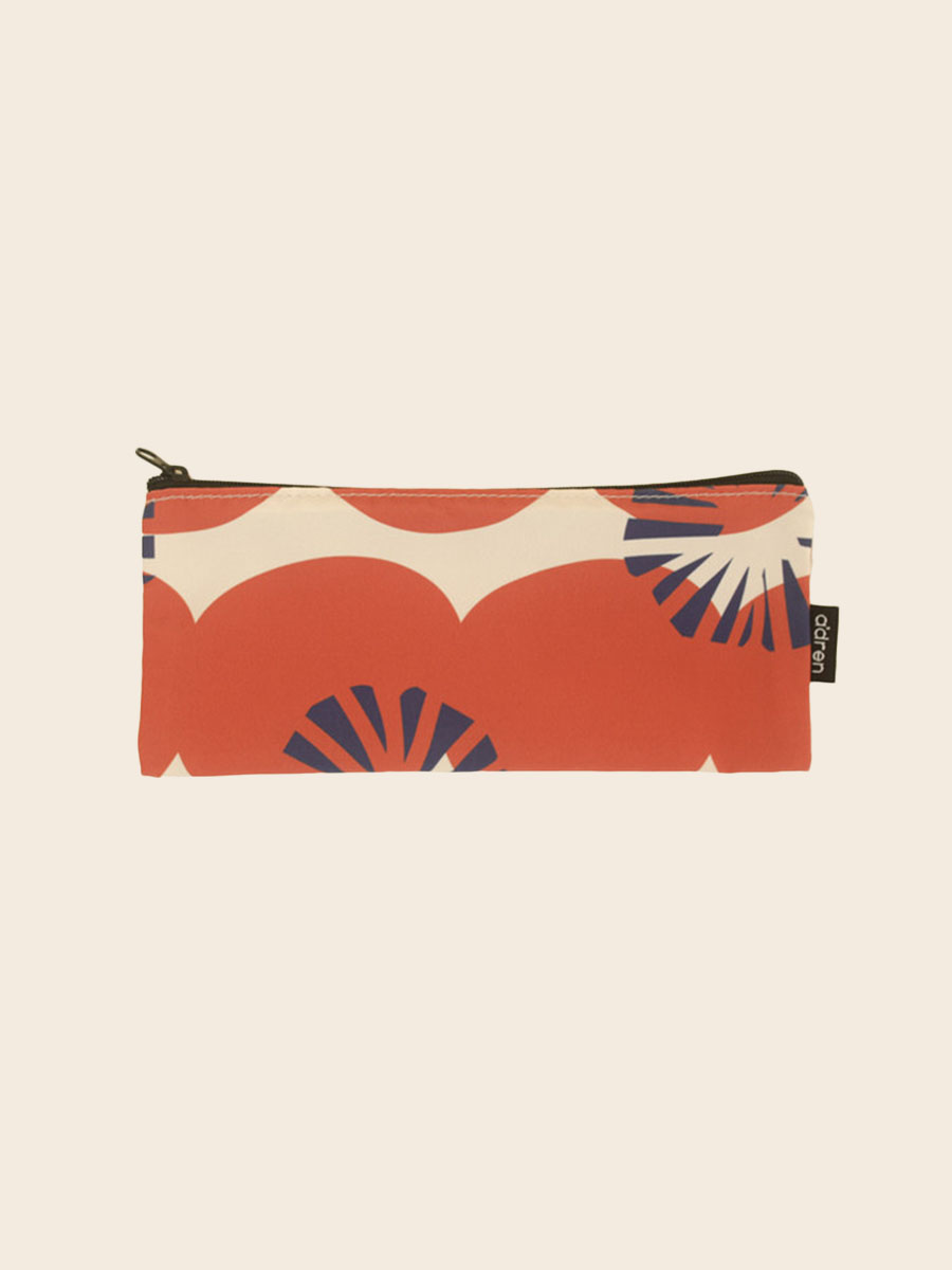 [orange sun] pattern long pouch