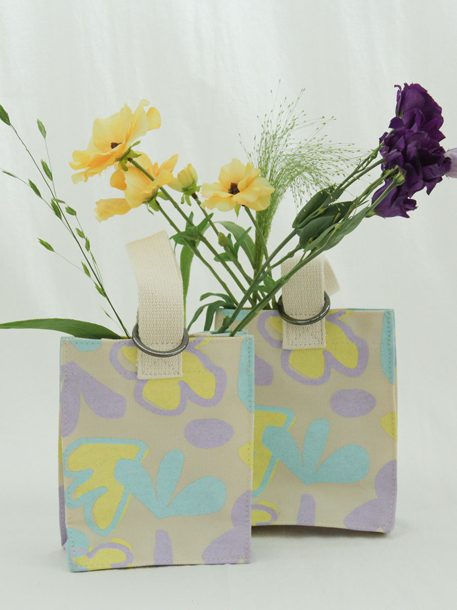 [love flowers] x BEBEGROW little bag
