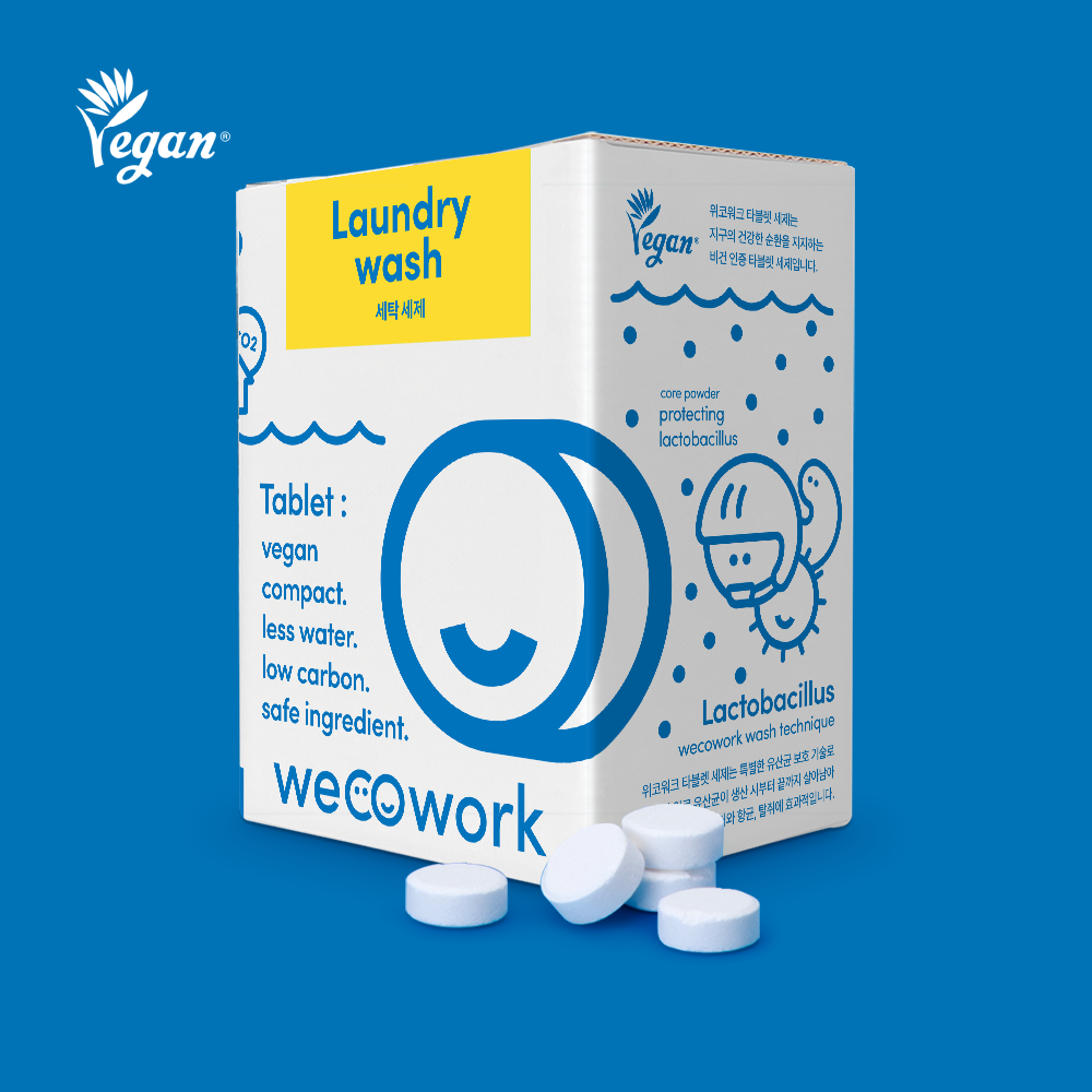 wecowork Vegan Tablet Laundry Wash 90ea